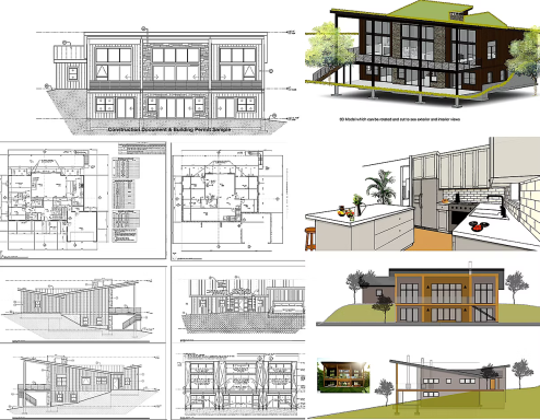 earth sheltered house Green roof lodge