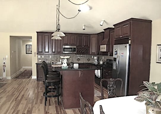 earth sheltered dome house kitchen in underground house